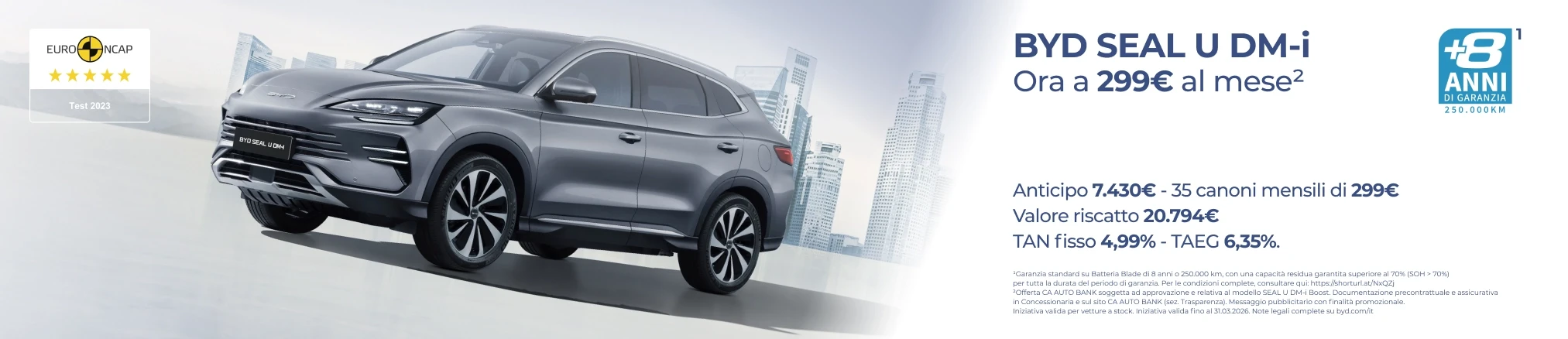 Offerte e promozioni ag真人平台 SEAL U DM-i con Leasing Privati