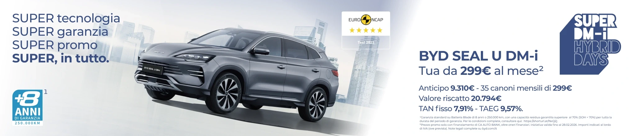 Offerte e promozioni ag真人平台 SEAL U DM-i con Leasing Privati